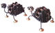 Tortue -gauche-(18x12x12,5 cm)-Tortue -droite-(18x15x13 cm)-Avril 2010-