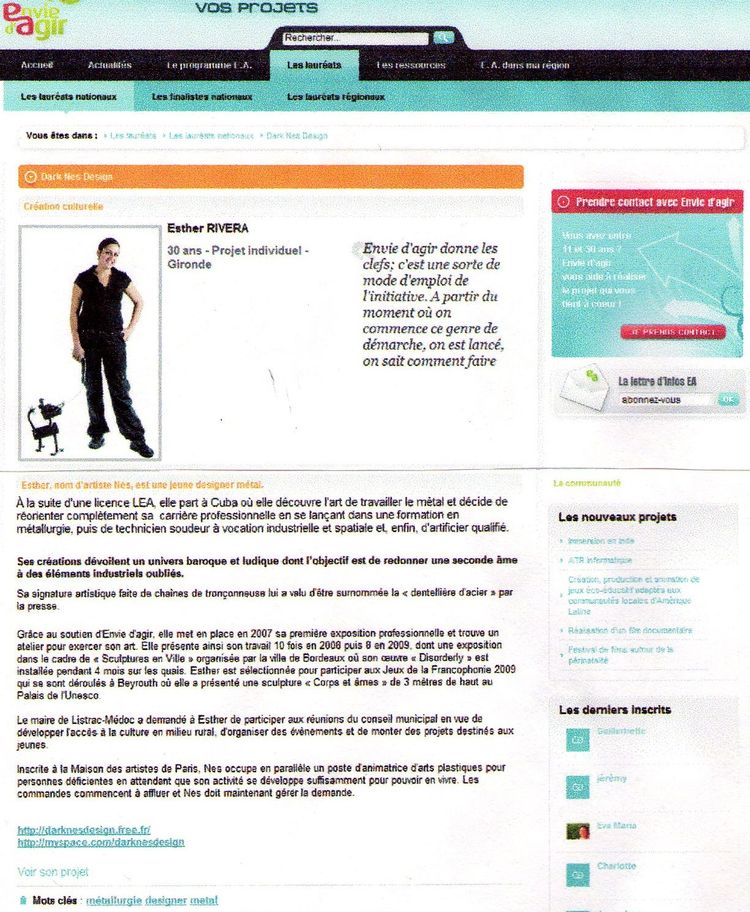 25-Envie d'Agir-Lauréats nationaux-Dark Nes Design-Mars 2010