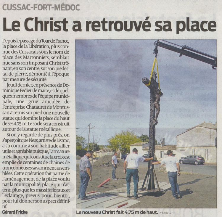 45-Sud Ouest-Le Christ a retrouvé sa place-24/09/12