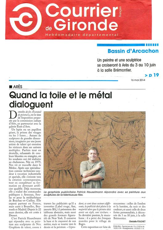 53-Courrier de Gironde- Arès-